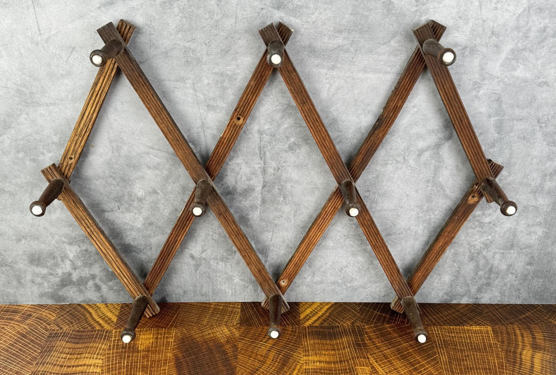 Victorian Folding Coat Rack