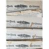 Image 6 : Collection of Antique New York Newspapers