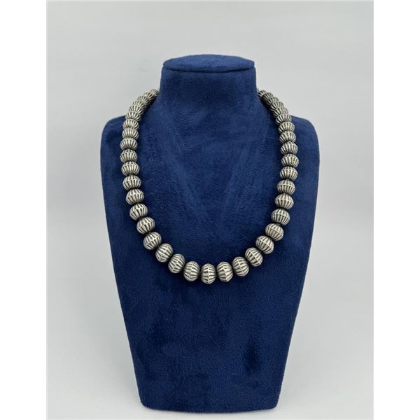 Old Pawn Navajo Sterling Silver Pearls