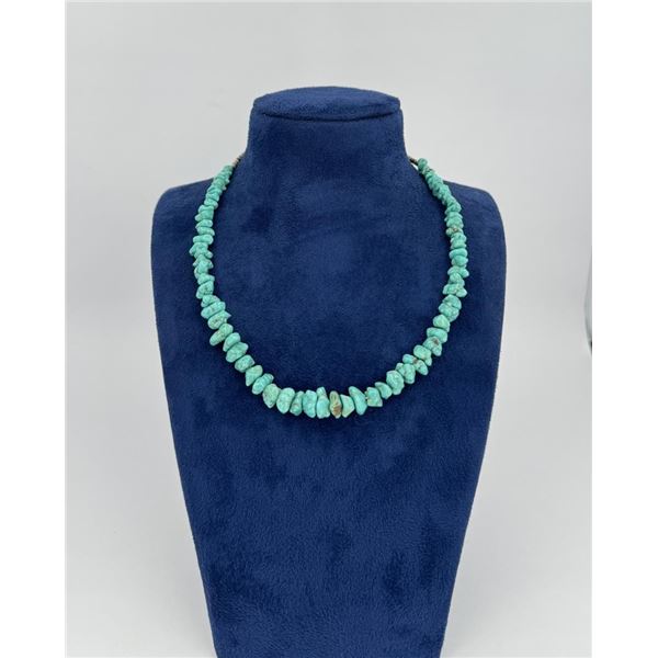 Navajo Turquoise Nugget Necklace