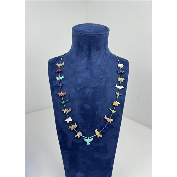 Zuni Heishi Fetish Necklace