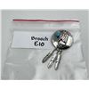 Image 4 : Navajo Sterling Silver Turquoise Brooch