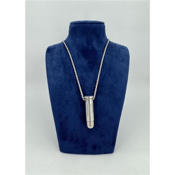 Sterling Silver NRA Bullet Brigade Necklace
