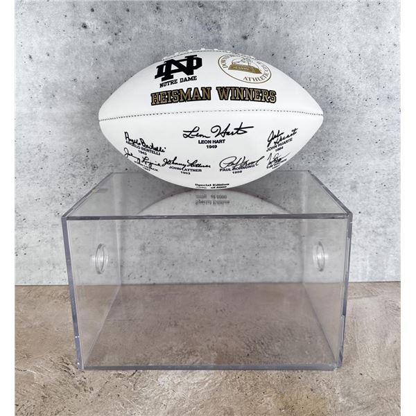 Notre Dame Heisman Winners Autographed Football