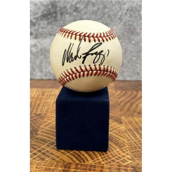 Wade Boggs Autographed Baseball