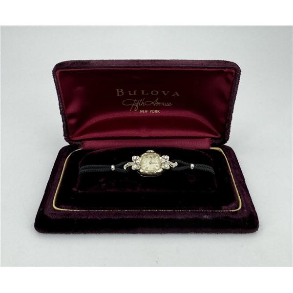 14k Gold Art Deco Bulova Ladies Watch