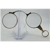 Image 1 : 10k Gold Antique Lorgnette Opera Glasses