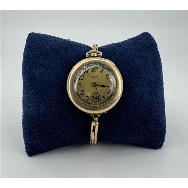 Antique Elgin Converted Ladies Pocket Wrist Watch