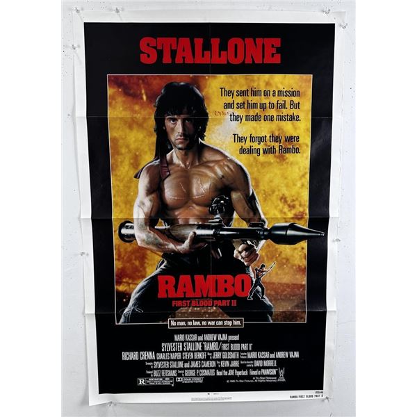 Rambo First Blood Part II Movie Poster