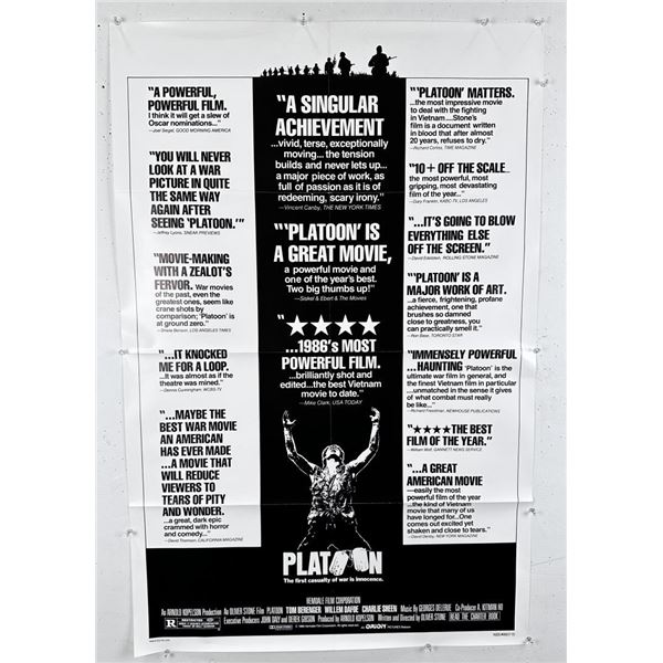 Platoon Movie Poster