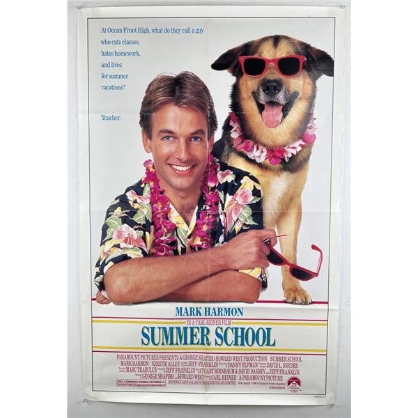Mark Harmon Summer School Movie Poster Mark harmon summer school movie poster