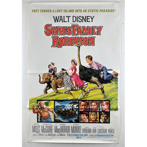 Swiss Family Robinson Movie Poster