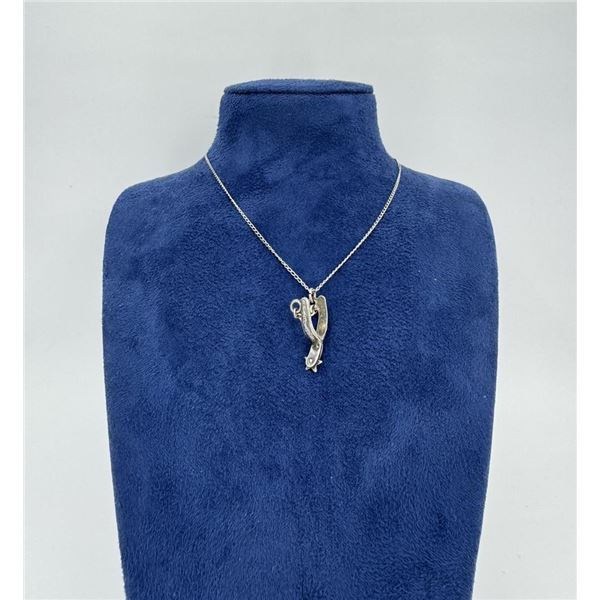 Sterling Silver Cowboy Spur Necklace