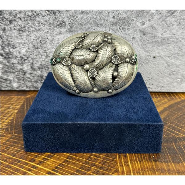 Navajo Nickel Silver Belt Buckle