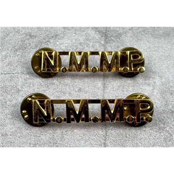 New Mexico Mounted Patrol Police Collar Pins