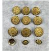 Image 1 : Collection of Army Uniform Buttons
