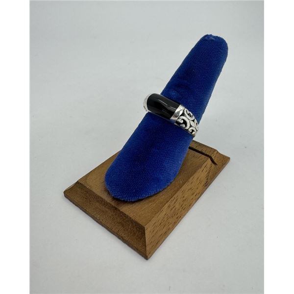 Sterling Silver Onyx Ring