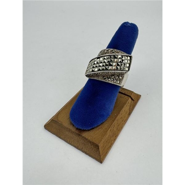 Judith Jack Sterling Silver Marcasite Ring