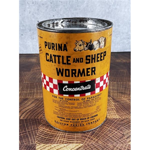 Purina Cattle and Sheep Wormer Can