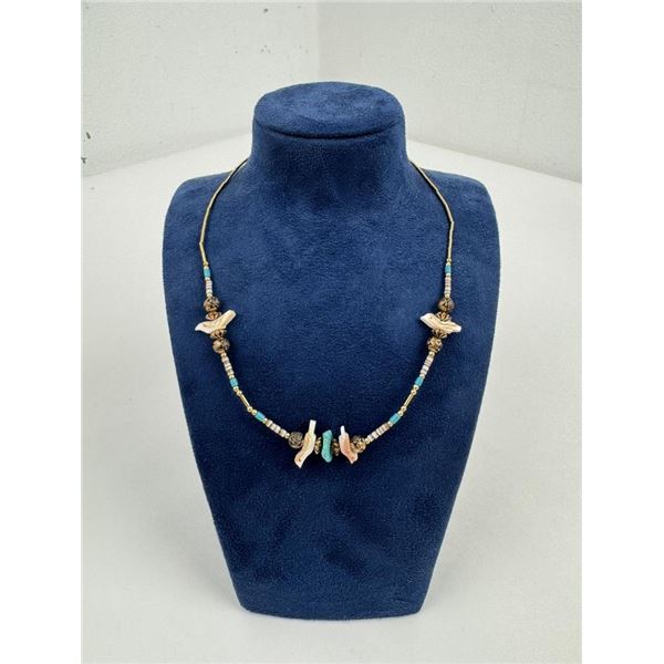 Zuni Heishi Fetish Necklace