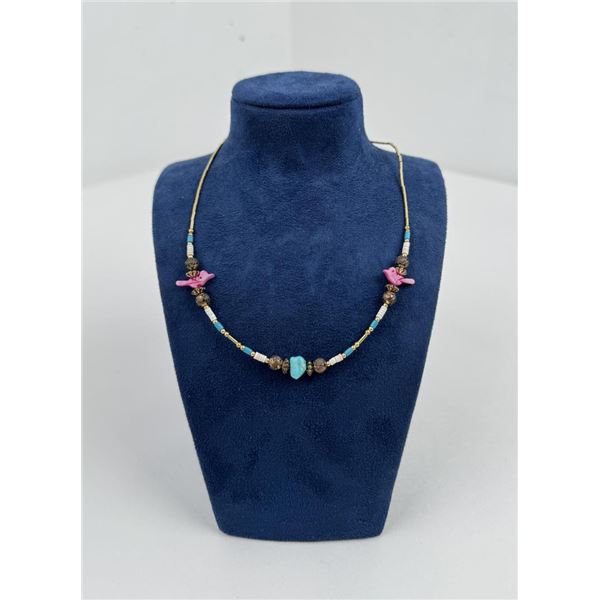 Zuni Heishi Fetish Necklace