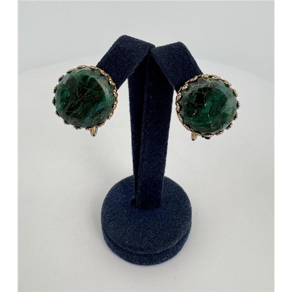 Malachite Earrings