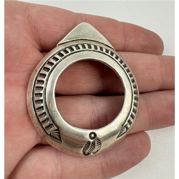 Navajo Sterling Silver Necklace Pendant