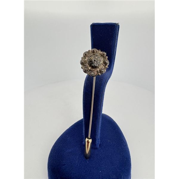 Sterling Silver Cowboy Concho Stick Pin