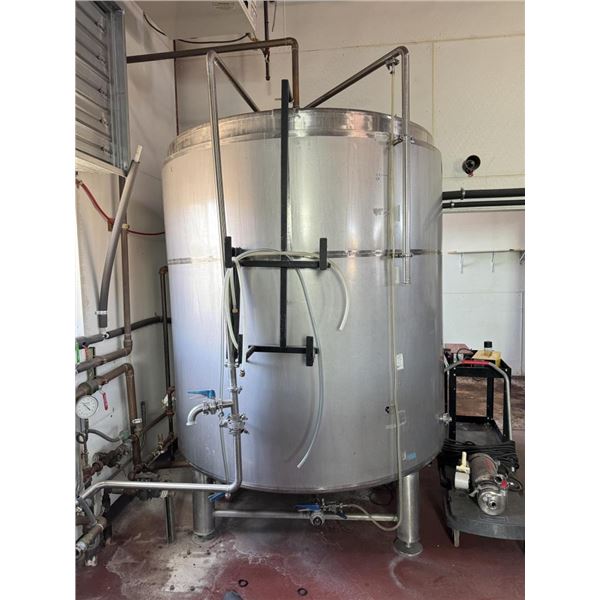 HLT Steam Hot Liquor Sanitary Tank Beer Making