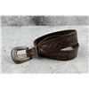 Image 2 : Sterling Silver Cowboy Ranger Belt Buckle Set