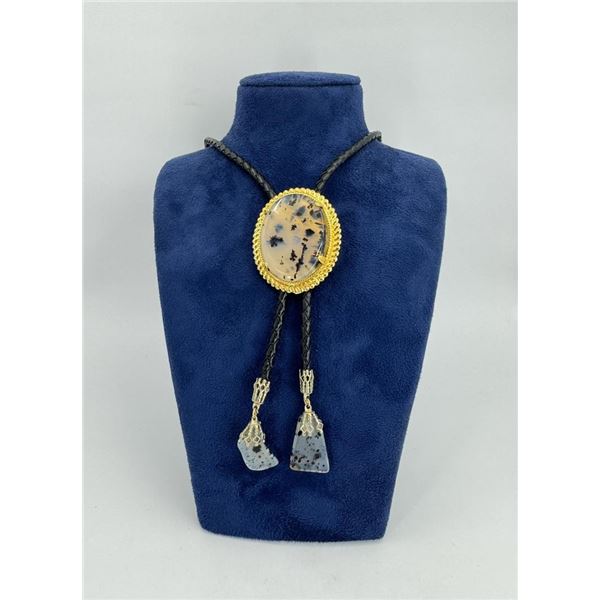 Montana Picture Agate Bolo Tie