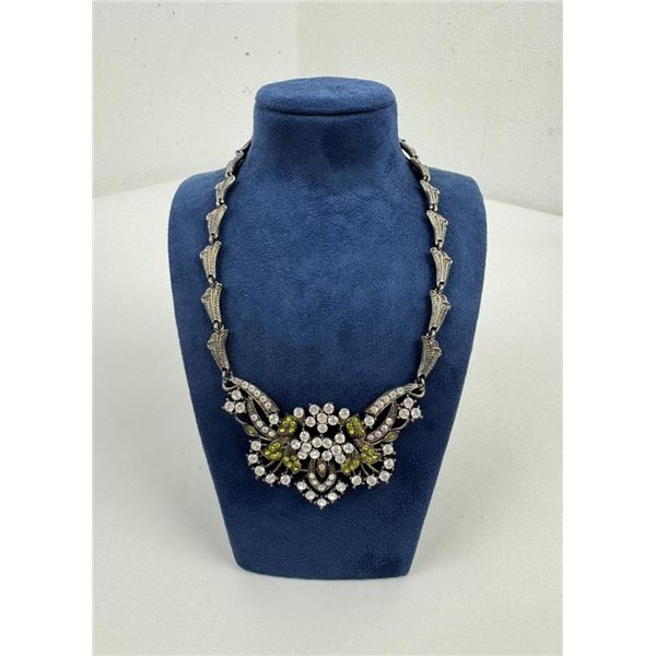 Costume Jewelry Rhinestone Necklace