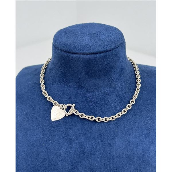 Sterling Silver Heart Chain Necklace