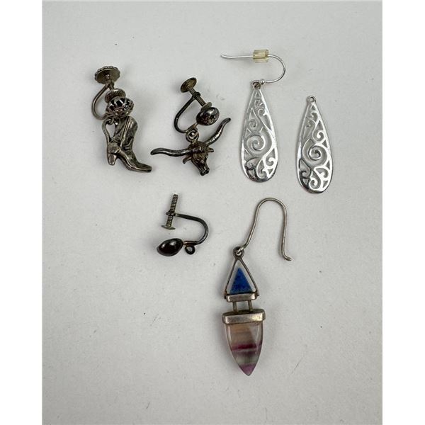 Sterling silver Single Earrings