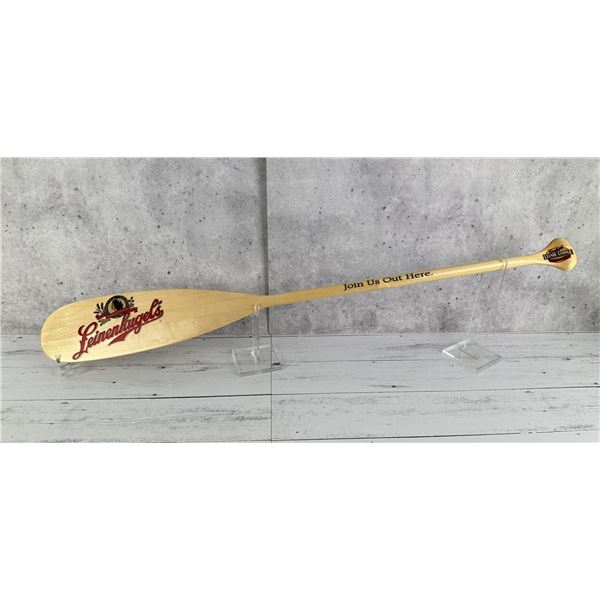Leinenkugel's Lodge Beer Advertising Paddle