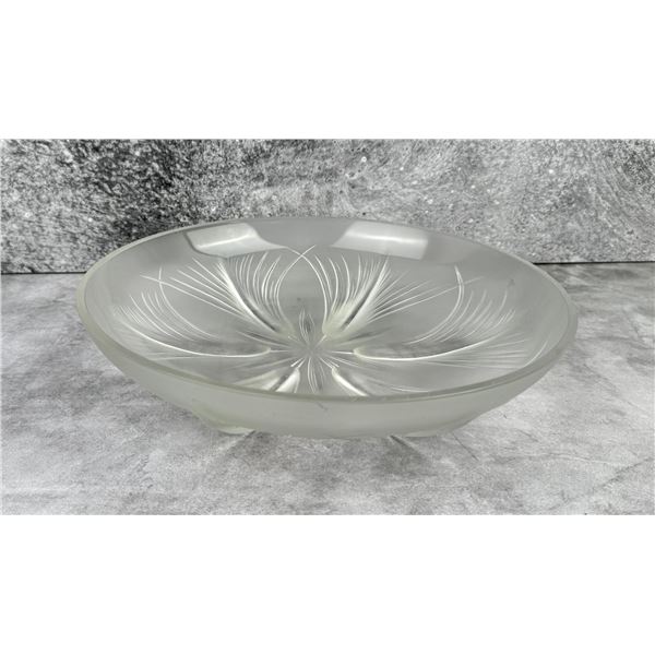 Verlys Papyrus Frosted Glass Bowl