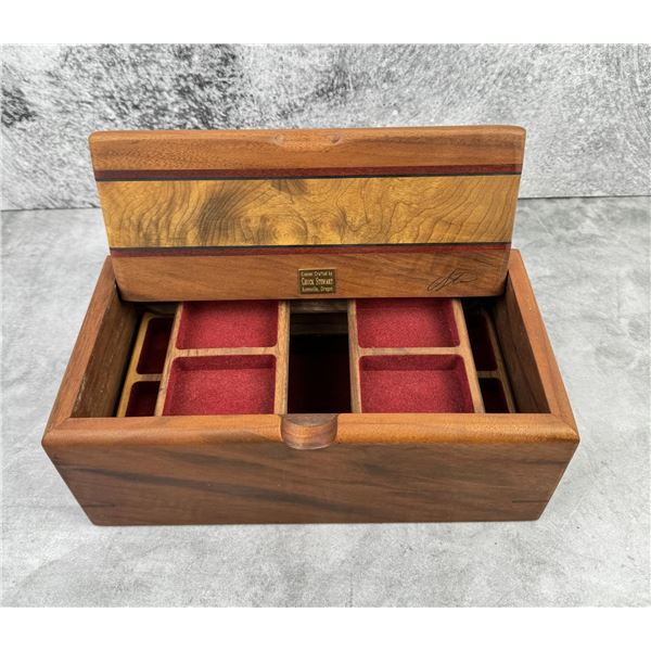 Chuck Stewart Oregon Custom Wood Jewelry Box