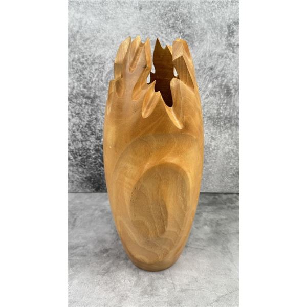 Custom Made Wood Vase
