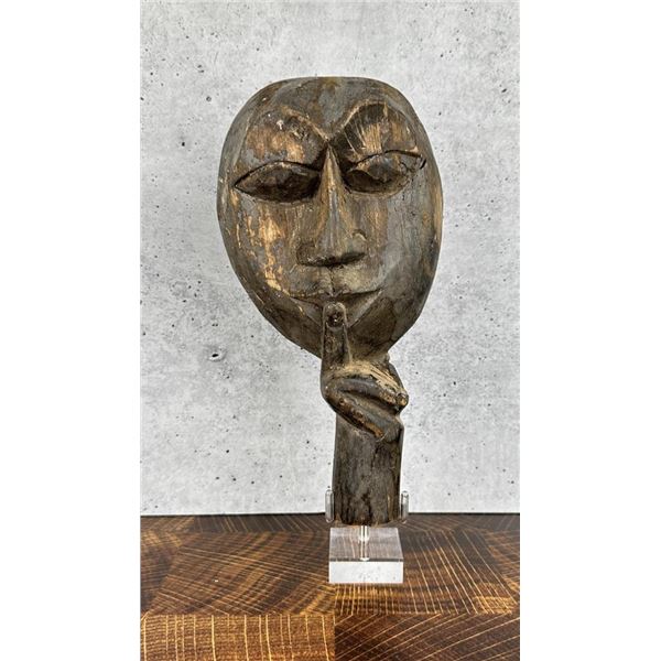 Indigenous Carved Wood Mask