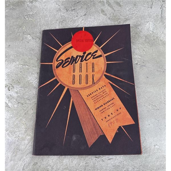 1939 Automobile Service Data Book