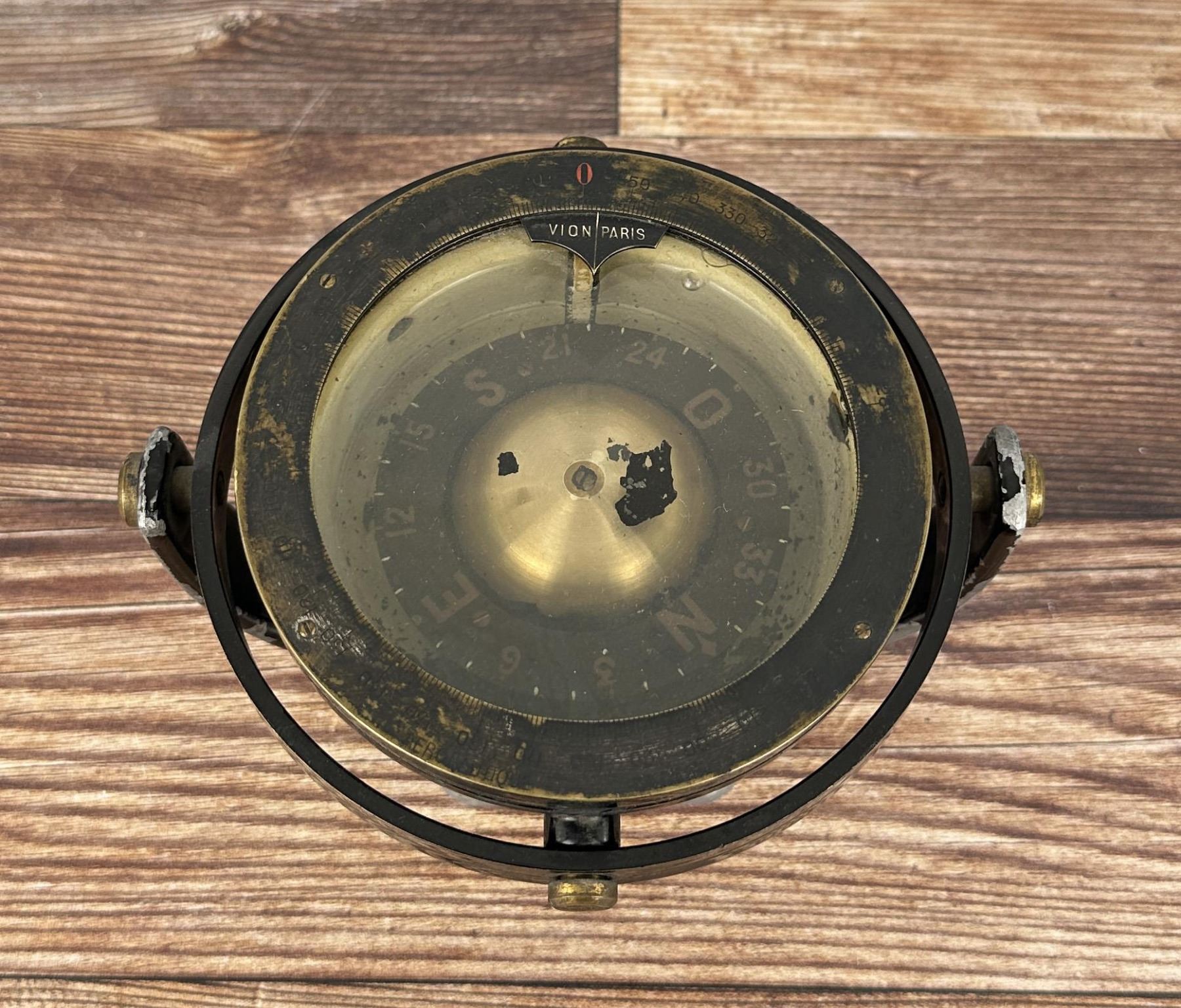 WWI WW1 Vion Paris French Aircraft Compass