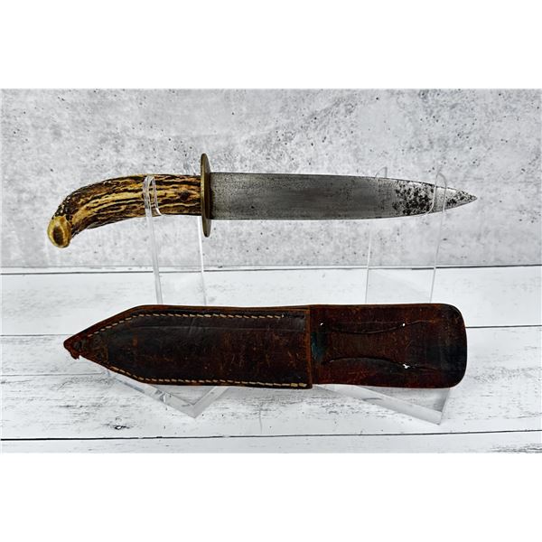 WW2 New Caledonia Stag USMC Trench Knife