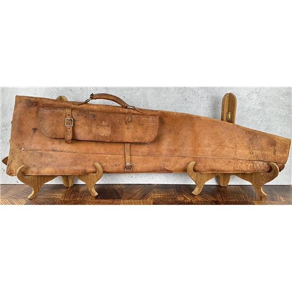 Leather Takedown Shotgun Rifle Carry Case