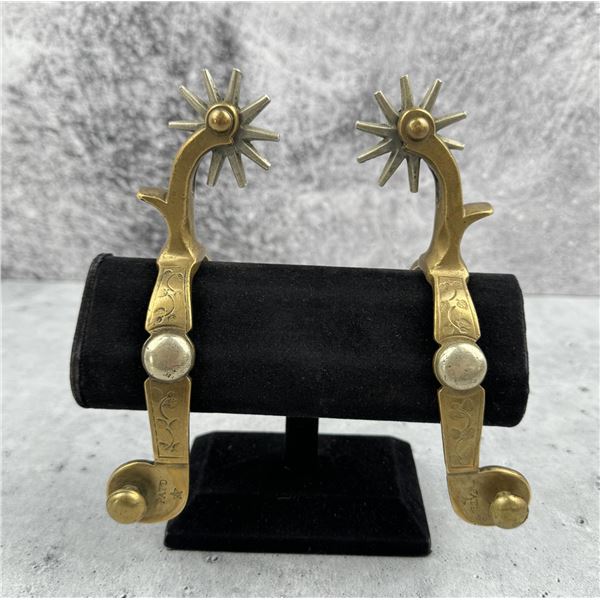 Buermann Bronze Montana Cowboy Spurs