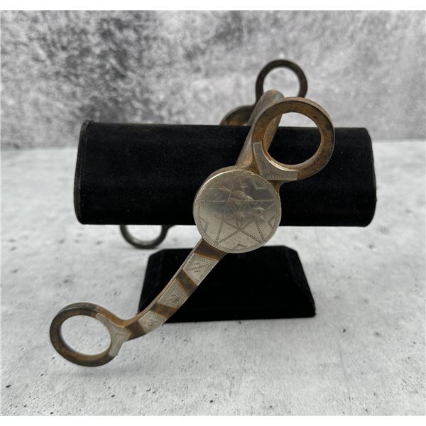 Montana Silver Overlay Horse Cowboy Bit