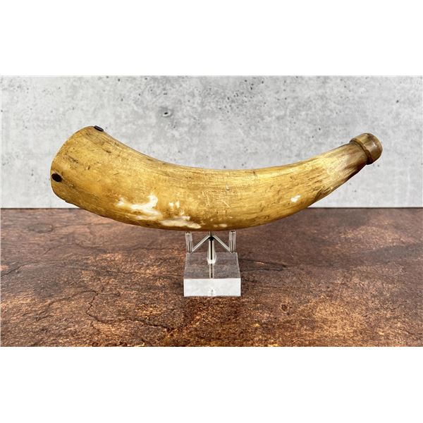 Antique Montana Frontier Powder Horn