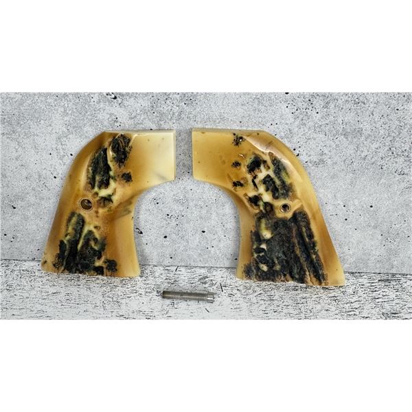 Ruger Blackhawk Imitation Stag Pistol Grips