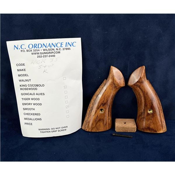 Smith & Wesson K Frame Rosewood Pistol Grips