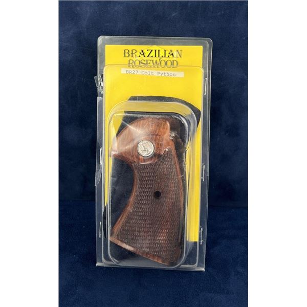 Colt Python Brazilian Rosewood Pistol Grips