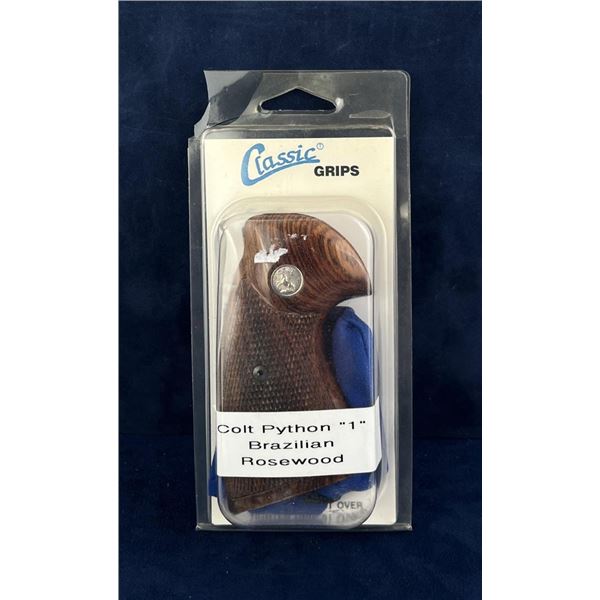 Colt Python Brazilian Rosewood Pistol Grips